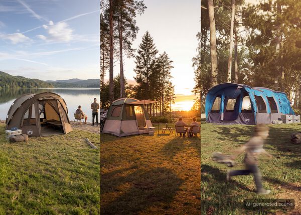 As tendas para cada viagem j&aacute; chegaram! Descubra modelos fi&aacute;veis e espa&ccedil;osos para todo o tipo de campista &ndash; de escapadinhas a solo a divertidas viagens em fam&iacute;lia. Encontre a tenda ideal para a sua pr&oacute;xima aventura.