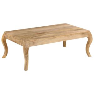 vidaXL Mesa de centro 116x66x41 cm madeira de mangueira maci&ccedil;a