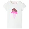 T-shirt infantil cor cru 128