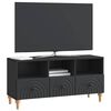 vidaXL Gabinete para TV Preto 102 x 34,5 x 50 cm Madeira engenheirada