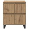 vidaXL Buffet 2 pcs Carvalho Artesanal 60 x 35 x 70 cm