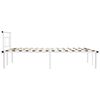vidaXL Estrutura de cama 120x200 cm metal branco