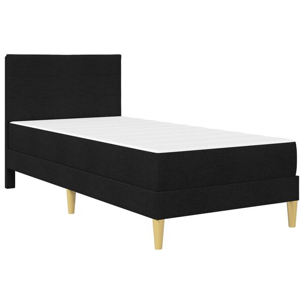 vidaXL Estrutura da Cama Preto 80 x 200 cm Poli&eacute;ster