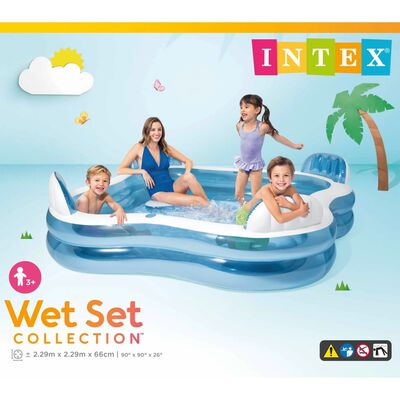 Intex Swim Center piscina de lazer insuflável p/ família 56475NP