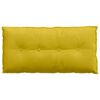 vidaXL Travesseiro para Costas Amarelo 100 x 50 cm