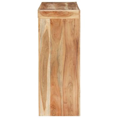 vidaXL Mesa consola 120x30x76 cm madeira de acácia maciça