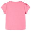 T-shirt de crian&ccedil;a rosa-brilhante fluorescente 104