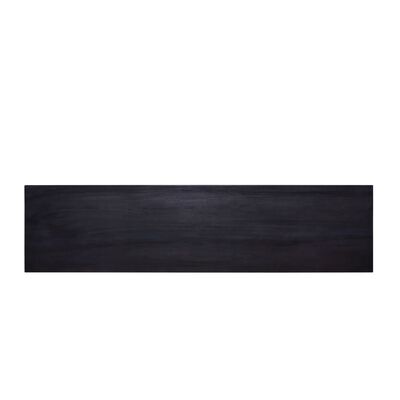vidaXL Mesa consola 120x30x75 cm madeira de mogno maciça preto