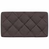 vidaXL Almofad&atilde;o de cabeceira 80 cm tecido castanho-escuro