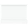 vidaXL Mesa de centro 90x50x35 cm derivados madeira branco brilhante
