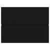 vidaXL Arm&aacute;rio de lavat&oacute;rio 60x38,5x45 cm derivados de madeira preto