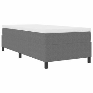 vidaXL Cama Box Cinza Claro e Branco 80 x 200 cm