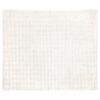 vidaXL Cobertor de Peles de Coelho 4 pcs Branco 240 x 270 cm Poli&eacute;ster