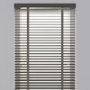 Decosol Persianas horizontais madeira 50mm 140x180cm cinza-acastanhado