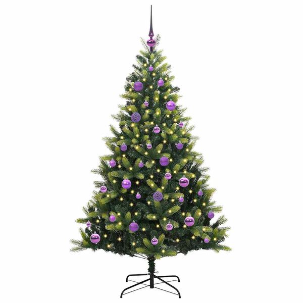 vidaXL &Aacute;rvore de Natal Artificial com Hastes Flex&iacute;veis 150 LEDs 150 cm