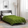 vidaXL Edredom de Inverno Verde 220 x 155 cm Microfibra