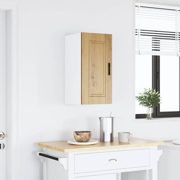 vidaXL Arm&aacute;rio de parede cozinha&nbsp;Porto madeira de carvalho artesanal