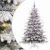 vidaXL &Aacute;rvore de Natal Articulada Artificial Branco 180 cm PE e PVC