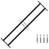 vidaXL Grade de Seguran&ccedil;a para Janela 115 x 30 cm A&ccedil;o Galvanizado