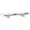 vidaXL Suporte para monitor 100x27x15 cm derivados de madeira branco