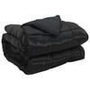 vidaXL Duvet de Ano Inteiro 155 x 220 cm 300 gsm Preto