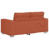vidaXL Sof&aacute;-luvas 160x77x82 cm tecido corduroy laranja vermelho