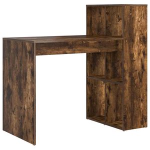 vidaXL Mesa Carvalho Defumado Derivados de Madeira 108 x 55 x 103.5 cm