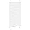 vidaXL Branco Plissada Cega 70x150 cm Largura Tecido 69,4 cm Poli&eacute;ster