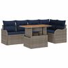vidaXL Conjunto de Sof&aacute; de Jardim 6 unid. 5-N&uacute;mero de lugares