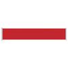 vidaXL Toldo lateral retr&aacute;til para p&aacute;tio 117x600 cm vermelho