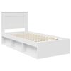 vidaXL Estrutura da Cama Branco 90 x 200 cm Madeira de Pinheiro S&oacute;lida