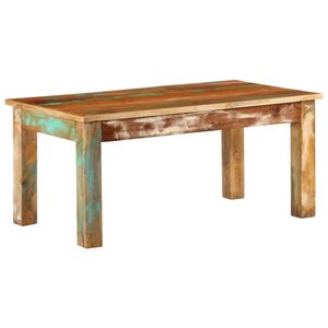 vidaXL Mesa de centro 100x55x45 cm madeira recuperada maci&ccedil;a
