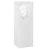 vidaXL Suporte para guarda-chuvas pedras em a&ccedil;o branco