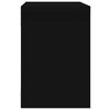 vidaXL Prateleiras de parede em forma de cubo 4 pcs 22x15x22 cm preto