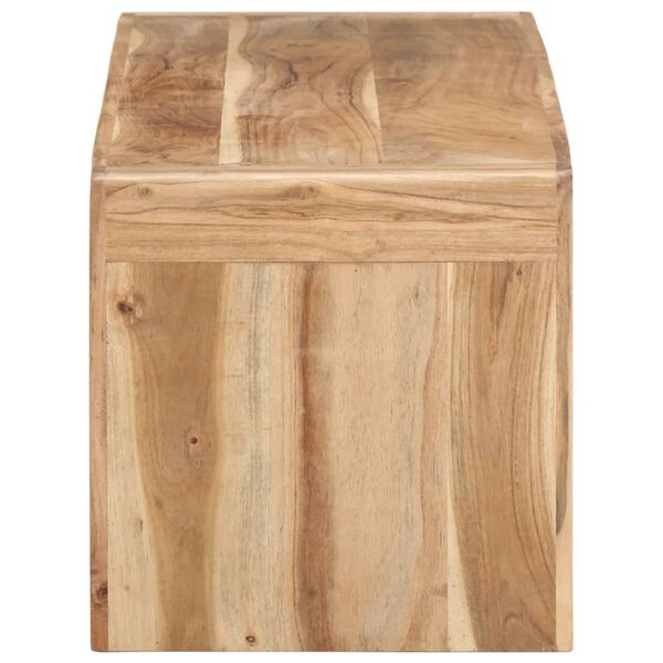 vidaXL M&oacute;vel de TV 120x33x33 cm madeira de ac&aacute;cia maci&ccedil;a