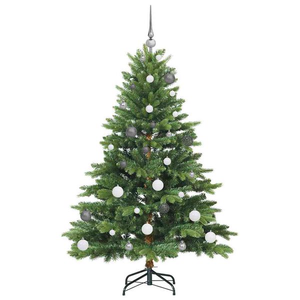 vidaXL &Aacute;rvore de Natal Artificial com 150 LEDs Verde 150 cm PE e PVC
