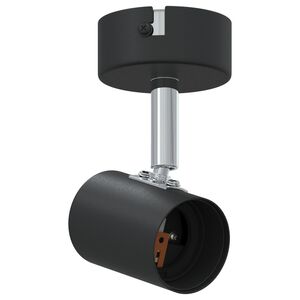 vidaXL Foco de teto Preto 6.5 x 6 x 11.5 cm Aço