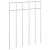 vidaXL Painel de Cerca para Jardim 48 unid. 25 x 30 cm A&ccedil;o Galvanizado