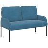 vidaXL Conjuntos de sof&aacute;s 3 pcs Azul 115 x 56 x 80 cm Contraplacado