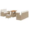 vidaXL Conjunto de Sof&aacute; de Jardim 8 unid. 7-N&uacute;mero de lugares