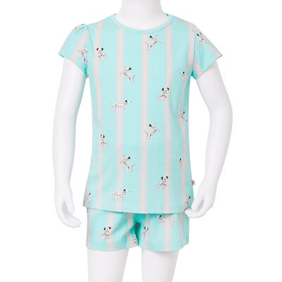Pijama de manga curta para criança cor cru 92