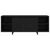 vidaXL Gabinete para TV Carvalho Preto 120 x 30 x 40,5 cm