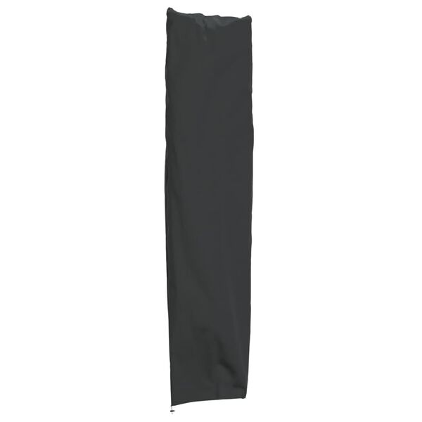 vidaXL Capa para guarda-sol de jardim 240x57/57 cm 420D oxford preto