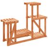 vidaXL Suporte de plantas 90x25x73,5 cm madeira de abeto maciça