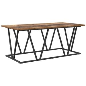 vidaXL Mesa de centro Madeira Antiga 100 x 50 x 40 cm