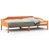 vidaXL Cama sem colch&atilde;o 90x190 cm madeira de pinho maci&ccedil;a castanho-mel
