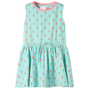 vidaXL Vestido de crian&ccedil;a com cord&atilde;o menta-claro 104