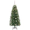 vidaXL &Aacute;rvore de Natal Artificial com 150 LEDs Verde 150 cm PE e PVC