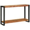 vidaXL Aparador Castanho 120 x 33 x 75 cm Madeira S&oacute;lida de Ac&aacute;cia