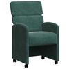 vidaXL Cadeiras de Jantar 2 pcs Verde-escuro 58 x 65 x 98 cm Veludo